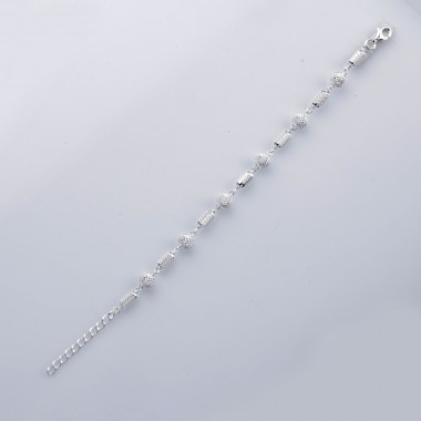 92.5 Silver Modern Bracelet Collection for Girl's